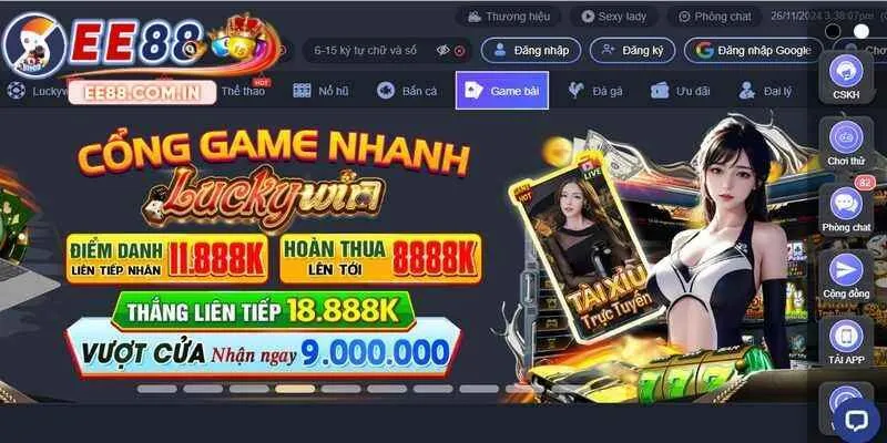 Hướng dẫn đăng nhập EE88 nhanh chóng