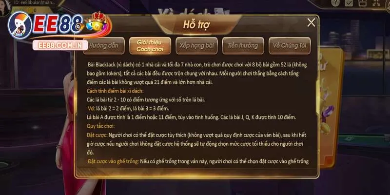 Quy tắc chia bài theo hướng dẫn chung của game